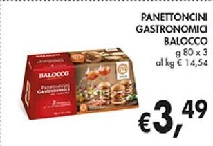 Coal Balocco panettoncini gastronomici offerta