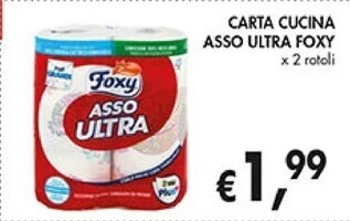 Coal Foxy carta cucina asso ultra offerta