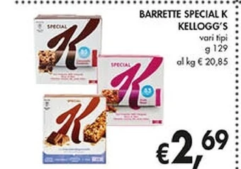 Coal Kelloggs barrette special k offerta