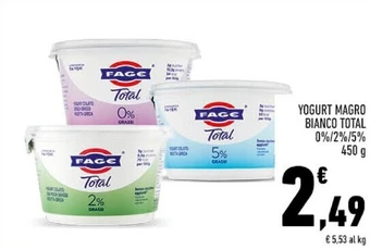 Conad City Fage yogurt magro bianco total offerta