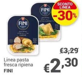 Unes Linea pasta fresca ripiena FINI offerta