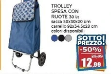 Trolley spesa con ruote