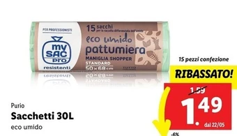 Lidl My sac sacchetti offerta