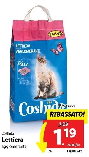 Lidl Coshida lettera offerta