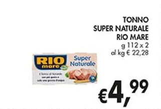 Coal Rio mare tonno super naturale offerta