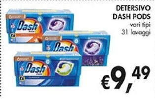 Coal Dash detersivo pods offerta
