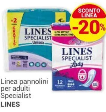 Unes Linea pannolini per adulti Specialist LINES offerta