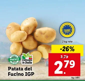 Lidl Patata del Fucino IGP offerta