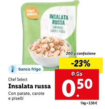 Lidl Chef Select Insalata russa 200 g confezione offerta
