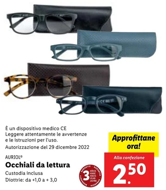 Lidl AURIOL Occhiali da lettura offerta