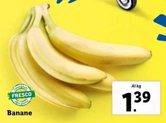 Lidl Banane offerta