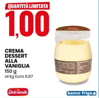 CREMA DESSERT ALLA VANIGLIA 150 g