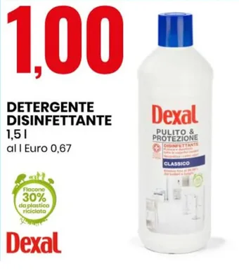 Eurospin DETERGENTE DISINFETTANTE 1,5 l offerta