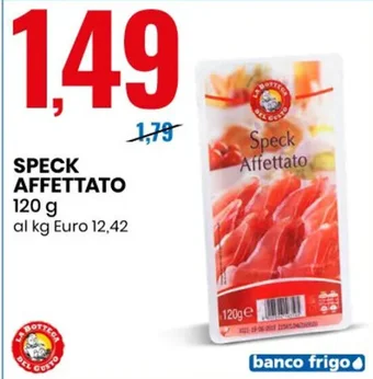 Eurospin SPECK AFFETTATO 120 g offerta