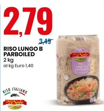 RISO LUNGO B PARBOILED 2 kg