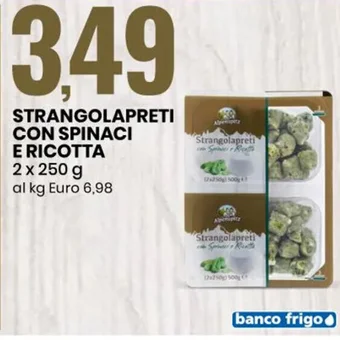 Eurospin STRANGOLAPRETI CON SPINACI E RICOTTA 2 x 250 g offerta