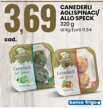 Eurospin Canederli AGLI SPINACI ALLO SPECK 320 g offerta