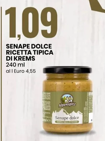 Eurospin SENAPE DOLCE RICETTA TIPICA DI KREMS 240 ml offerta