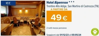 Iperal Hotel alpenrose offerta