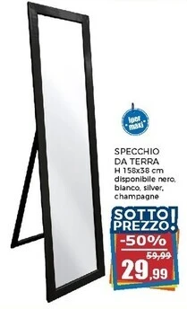 Happy Casa Specchio da terra offerta