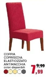 Happy Casa Coppia coprisedia elasticizzato antimacchia offerta