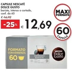 Bennet Nescafé capsule dolce gusto offerta