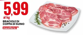 Eurospin BRACIOLE DI COPPA DI SUINO offerta