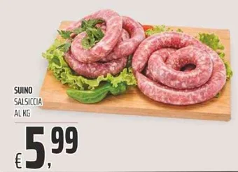 Coop SUINO SALSICCIA offerta