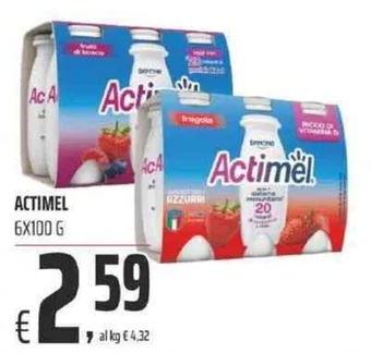 Coop ACTIMEL 6X100 G offerta