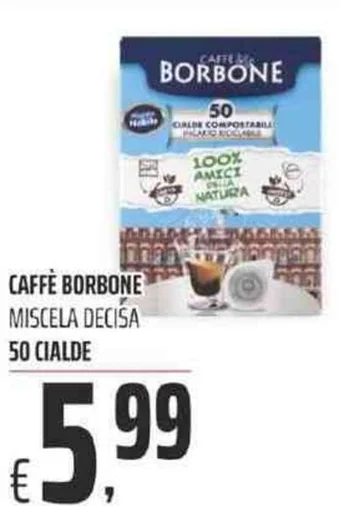 Coop CAFFE BORBONE MISCELA DECISA 50 CIALDE offerta