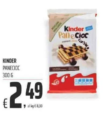 Coop KINDER PANECIOC 300 G offerta