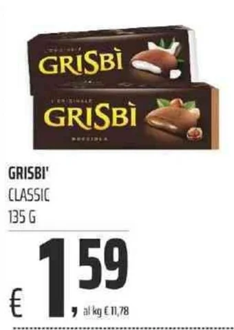 Coop GRISBI CLASSIC 135 G offerta
