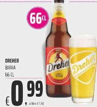 Coop DREHER BIRRA 66 CL offerta