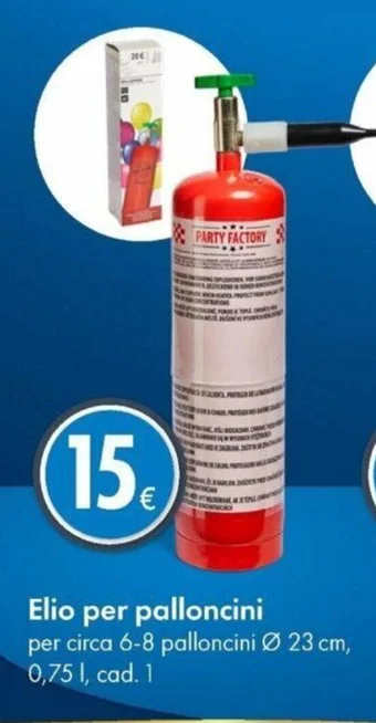 Tedi Elio per palloncini 0,75 l offerta
