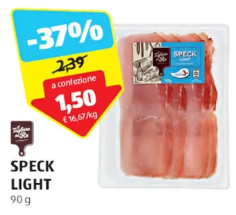 ALDI SPECK LIGHT 90 g offerta