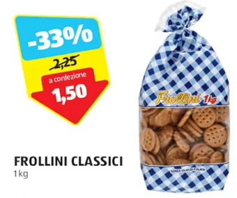 ALDI FROLLINI CLASSICI 1kg offerta