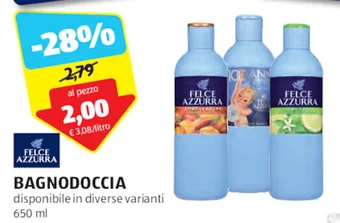 ALDI BAGNODOCCIA 650 ml offerta