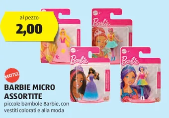 ALDI BARBIE MICRO ASSORTITE offerta