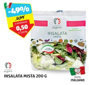 ALDI INSALATA MISTA 200 g offerta