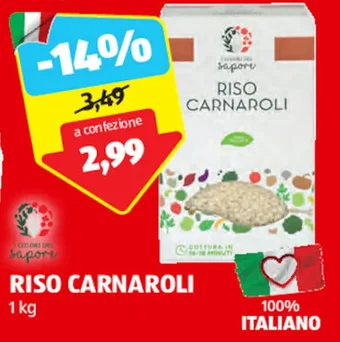 ALDI RISO CARNAROLI 1 kg offerta