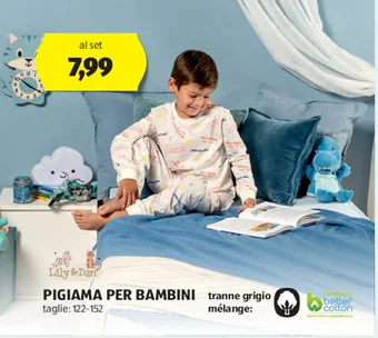 ALDI PIGIAMA PER BAMBINI 122-152 offerta