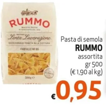 Pasta di semola RUMMO assortita gr 500