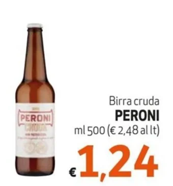 Birra cruda PERONI ml 500
