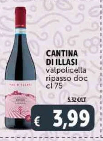 Deco Supermercati CANTINA DI ILLASI valpolicella ripasso doc cl 75 offerta