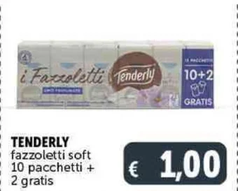 TENDERLY fazzoletti soft 10 pacchetti + 2 gratis