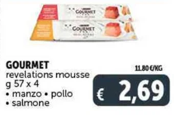 Deco Supermercati GOURMET revelations mousse g 57 x 4 offerta