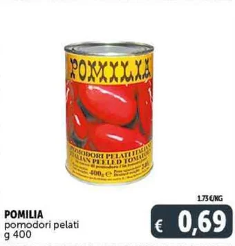 Deco Supermercati POMILIA pomodori pelati g 400 offerta