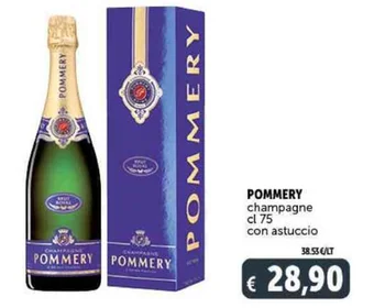 POMMERY champagne cl 75 con astuccio