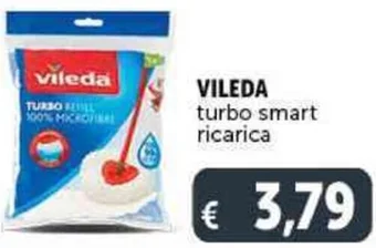 Deco Supermercati VILEDA turbo smart ricarica offerta