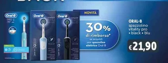 ORAL-B spazzolino vitality pro • black • blu